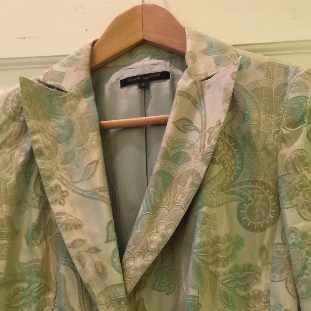 Paisley David Meister blazer! - Picture 4 of 8